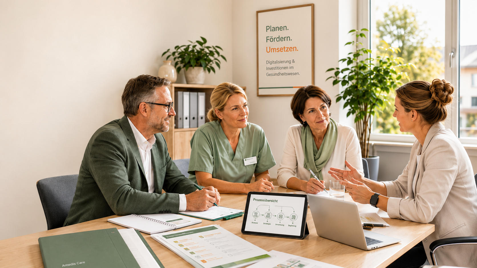 Beratung, Förderung und Digitalisierung im Gesundheitswesen